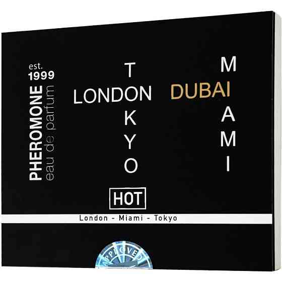Набір парфумів для чоловіків з феромонами HOT LMTD Pheromone Perfume Мen, 4x5 мл Sex Aura Київ