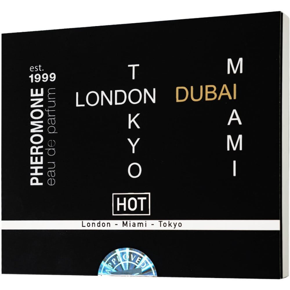 Набор парфюмов для мужчин с феромонами HOT LMTD Pheromone Perfume Мen, 4x5 мл Sex Aura Киев - изображение 5