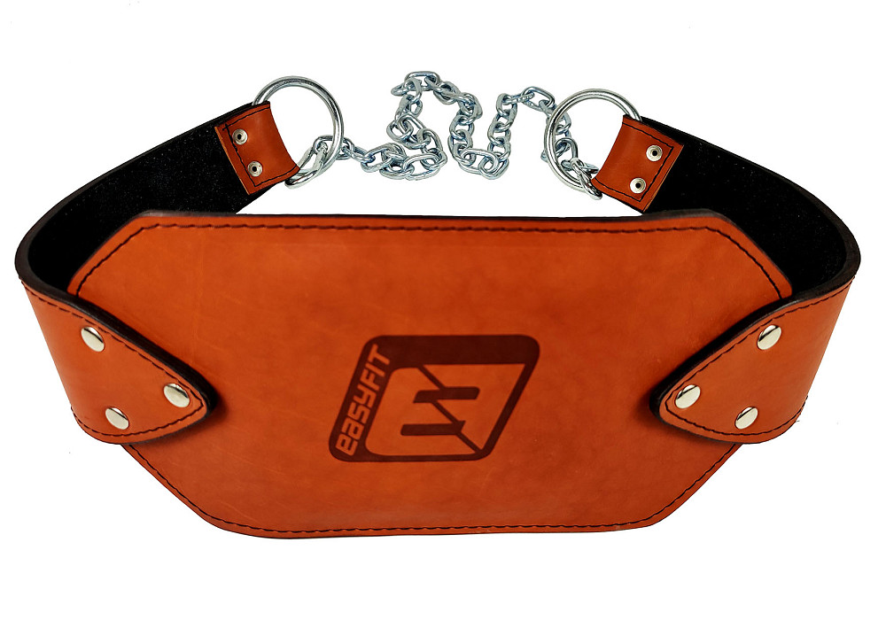 EasyFit Пояс для обтяжень EasyFit (шкіра) до 200 кг коричневий Коломыя - изображение 1
