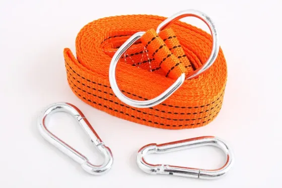 Трос буксировочный лента  3.5 т/4.0м/5.0см Elegant карабины Винница