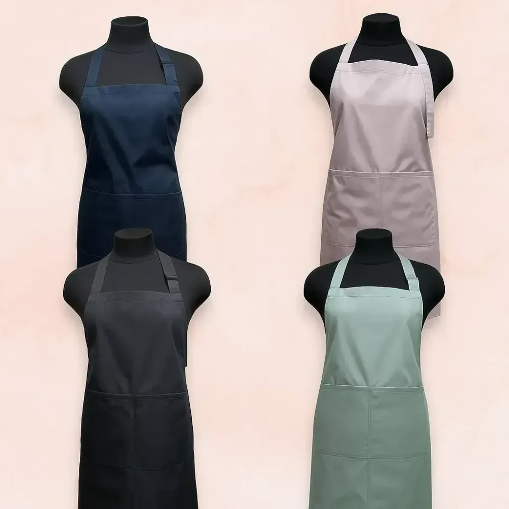 Фартух майстра Teysha плащовий з 2 кишенями та регульованою лямкою Бордовий Київ - фото 2