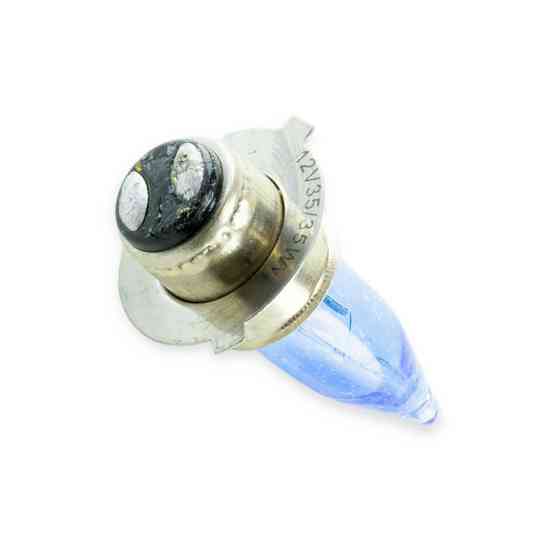 Лампа Р15d-3 35, 35w (3ус) супер синяя, конусная галоген Мукачево