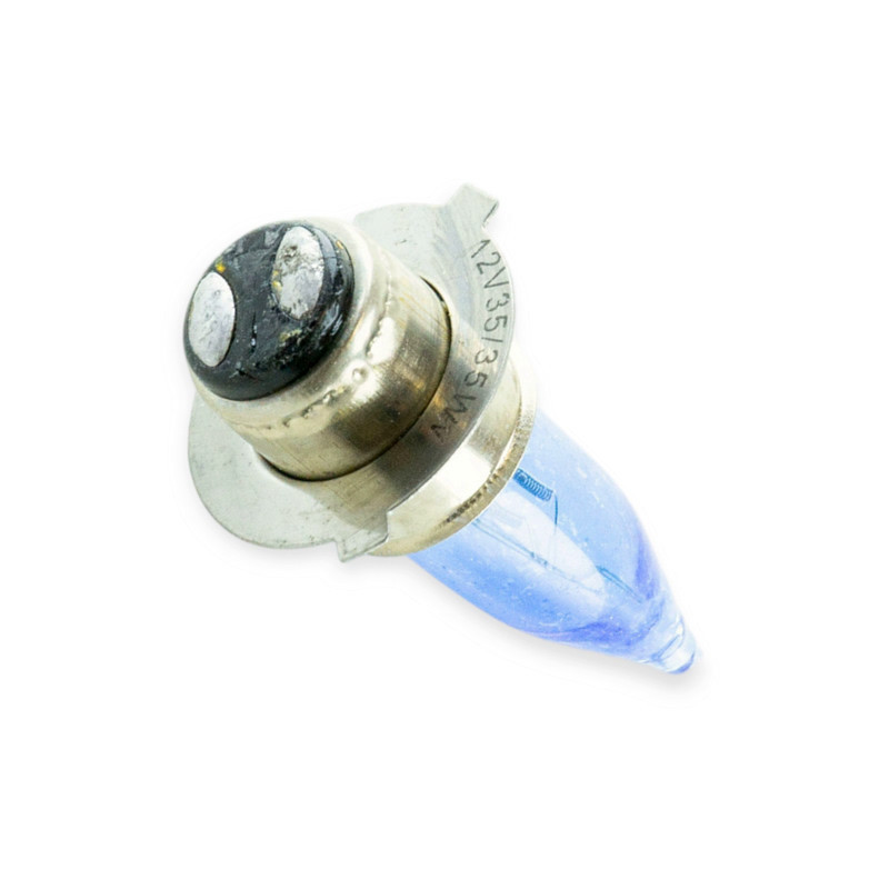 Лампа Р15d-3 35, 35w (3ус) супер синяя, конусная галоген Мукачево - изображение 1