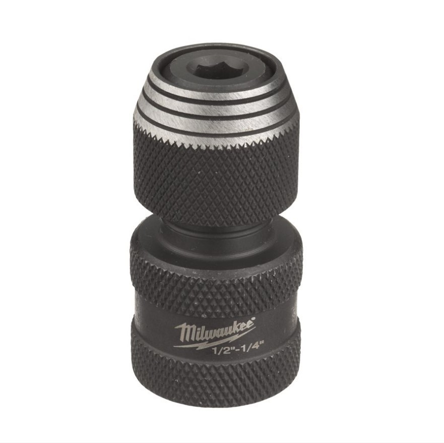 Перехідник із 1/4" квадратний хвостовик на 1/4" HEX MILWAUKEE Одеса - фото 1