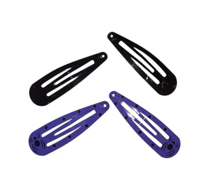 Заколки на Хелловін 4 штуки one size фіолетово-чорний Київ - фото 3