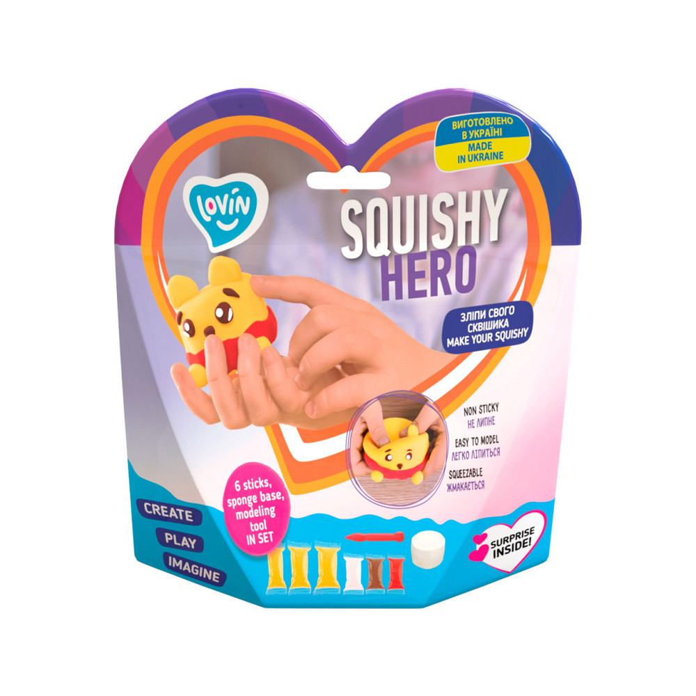 Squishy Squiny Pooh ТМ Lovin  Набір для ліплення з повітряним пластиліном, шт Киев - изображение 1