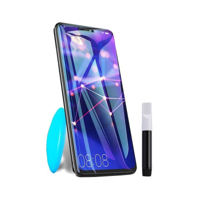 Стекло защитное PowerPlant Huawei Mate 30 Pro (liquid glue + UF-lamp) (GL607266) Винница - изображение 1