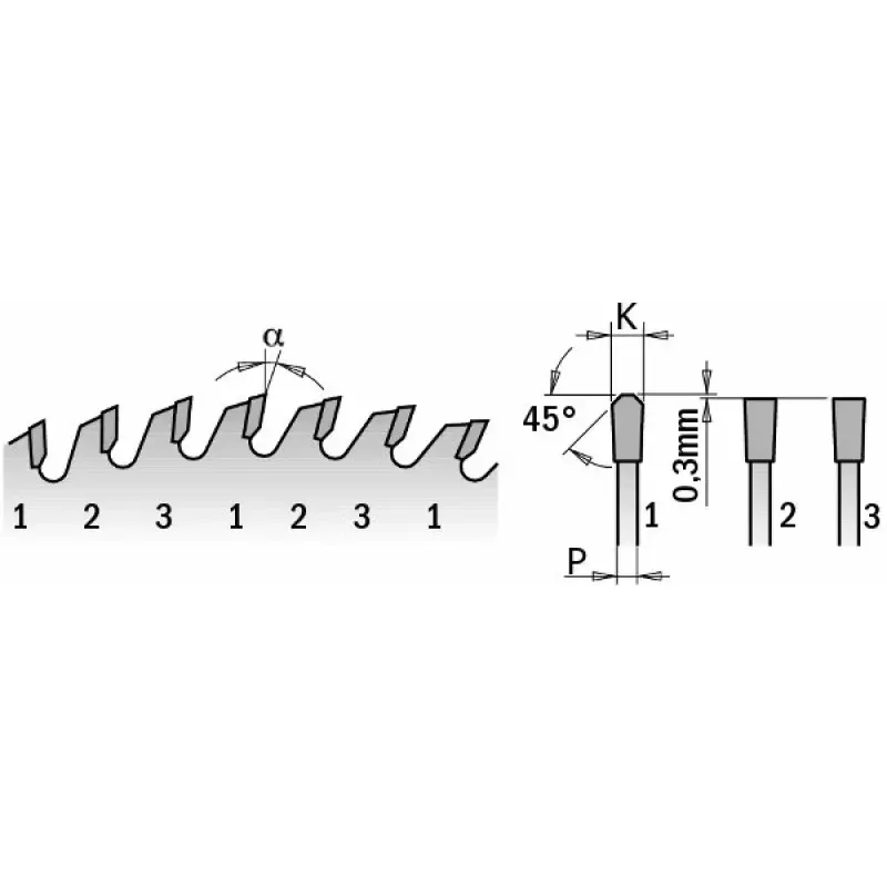 Пильний диск по дереву CMT 250x30x78z K3.2/2.2 (295.078.10M) Одеса - фото 2