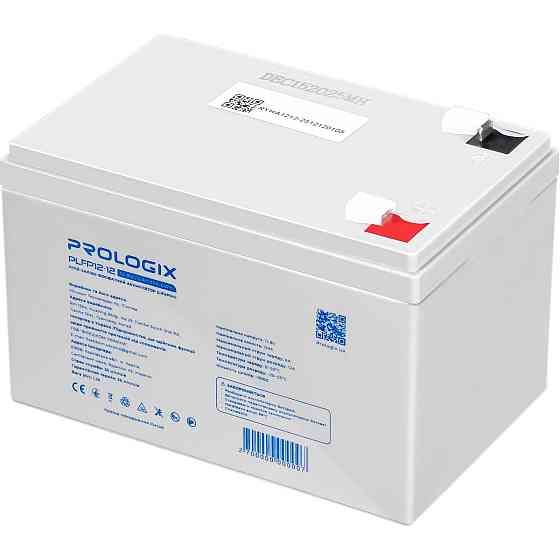 Акумуляторна батарея Prologix 12.8 V 12 AH 153.6Wh (PLFP12-12) LiFePO4 ( 22153 ) Харків
