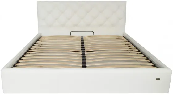 Кровать Двуспальная Bristol Comfort 160 х 200 см Madrit-0920 С подъемным механизмом и нишей для белья Белый Днепр