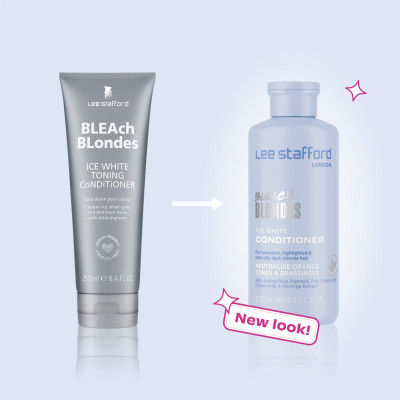 Кондиціонер для волосся Lee Stafford Bleach Blondes Ice White Conditioner 250 мл (5060282705630) Вінниця - фото 2