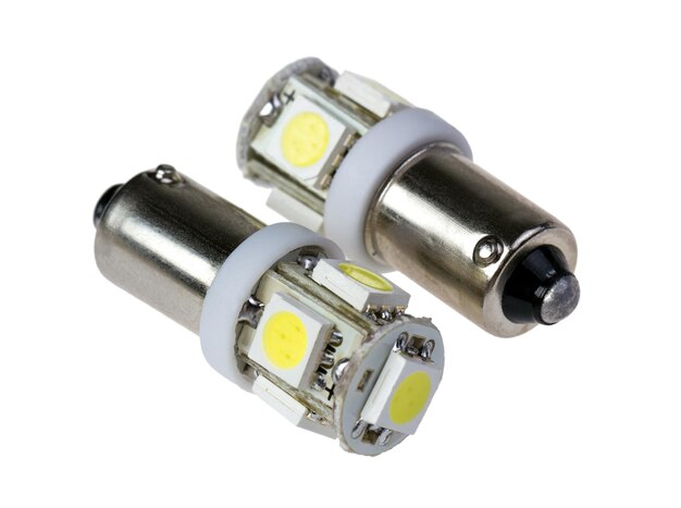 LED лампы BA9S 4+1 SMD 5050, белый свет, 2шт для авто Киев - изображение 6