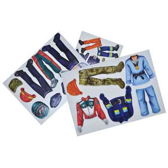 Дитяча магнітна гра "Професії герої сучасності" QB600-004, 20 магнітів 7 професій Вінниця