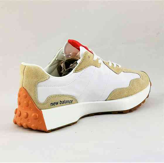 Мужские Бежевые Кроссовки New Balance 327 Белые Нью Баланс (размеры: 45,46) Видео Обзор Днепр