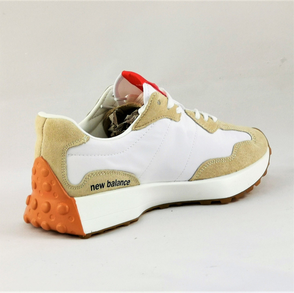 Мужские Бежевые Кроссовки New Balance 327 Белые Нью Баланс (размеры: 45,46) Видео Обзор Днепр - изображение 4