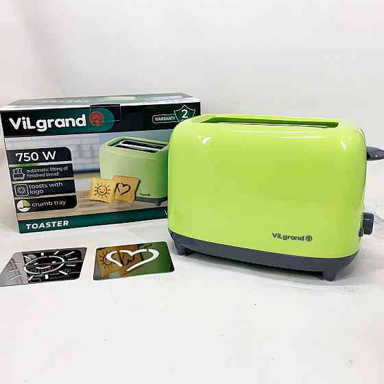 Тостер з таймером VILGRAND, Тостер з функцією розігріву і розморожування для бутербродів QX-21 Львів