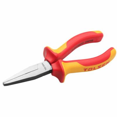 Плоскогубці Tolsen Premium прямі діелектричні VDE 160 мм Толсен (V16046) Вінниця - фото 1