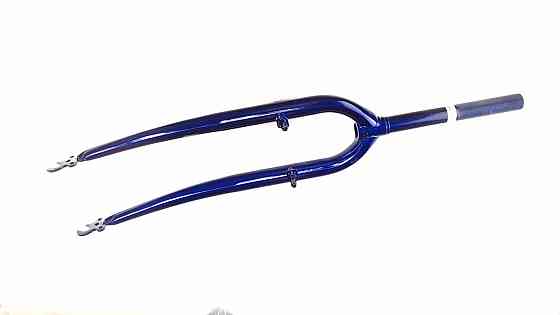 Вилка велосипедна жорстка (з кріпленням V-brake, 26) (синя) Мукачево