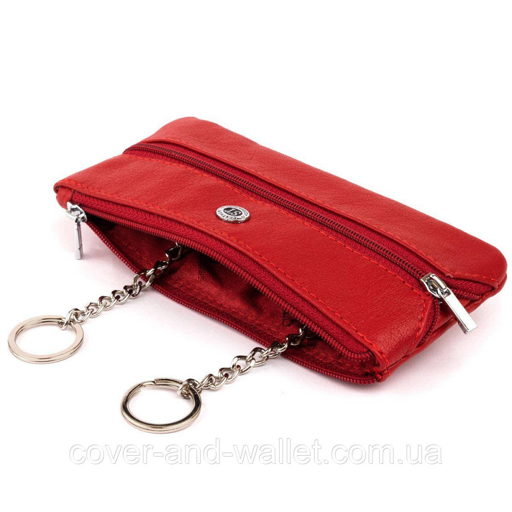 Большая женская ключница из натуральной кожи красного цвета ST Leather Киев - изображение 1