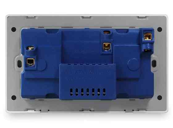 Універсальна розетка Delviz для всіх типів вилок (13А, 250 V) + 2 USB (5V 1,5-2,1A) DZ-EC4-11 (Чорна) Миколаїв