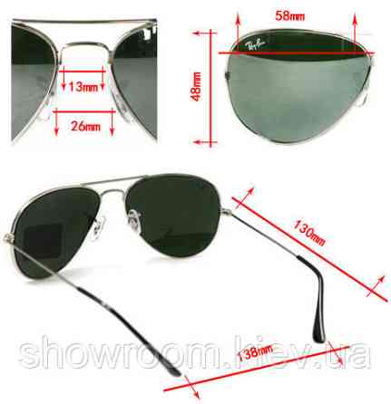 Женские солнцезащитные очки в стиле RAY BAN aviator (золотая оправа) (2907) Киев
