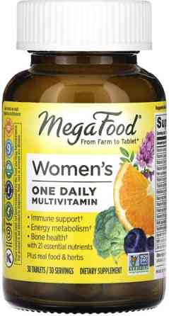 Вітаміни для жінок MegaFood Women’s One Daily Multivitamin, 30 таблеток Київ