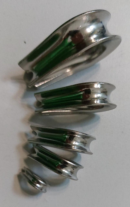 Коуш троса "GoralMet" 2 мм з нержавіючої кислотостійкої сталі AISI 316 Киев - изображение 2