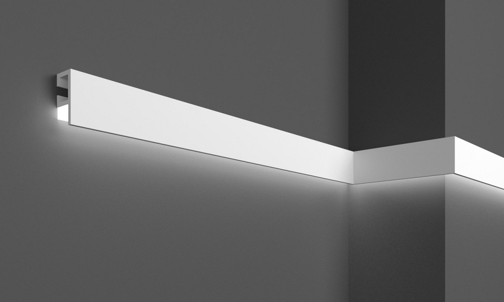 Молдинг полимерный для LED освещения Grand Décor KH 903 Днепр - изображение 4