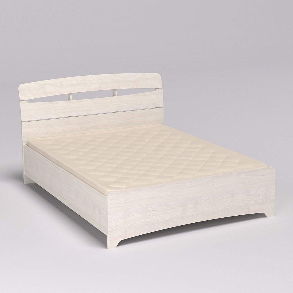 Кровать Дельта двуспальная, Дуб Шамоні Світлий, 2132х1450х1070 Львов - изображение 2