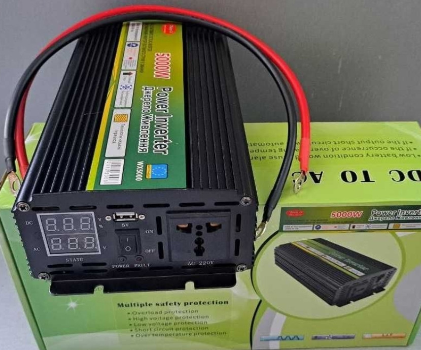 5000W Инвертор Перетворювач 12V 220V плавний пуск Інвертор для дому. Киев - изображение 2