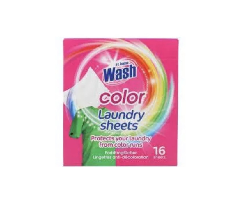 Серветки для прання At Home Laundry Sheets Color 16 шт. Виноградов - изображение 1