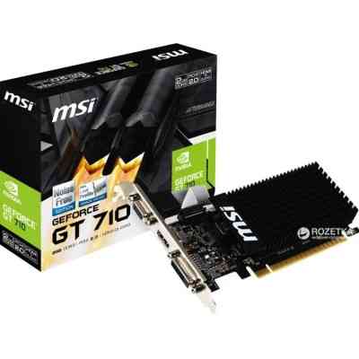 Відеокарта GeForce GT710 2048Mb MSI (GT 710 2GD3H LP) Вінниця