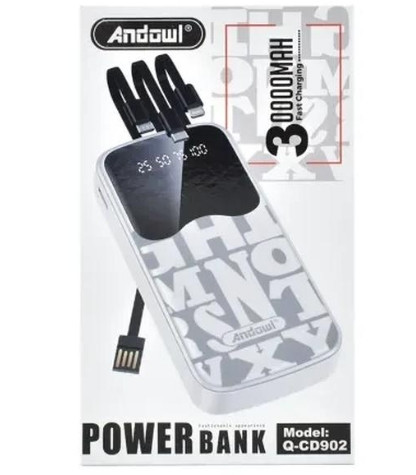 Внешний аккумулятор Powerbank Andowl Q-CD902 30000mAh Зарядное устройство Винница - изображение 1