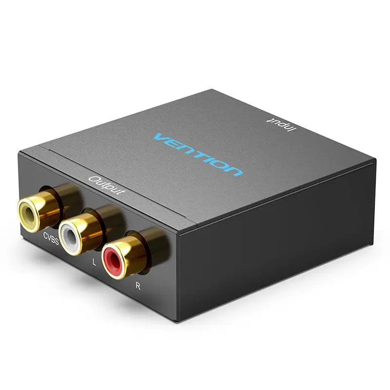 Перехідник Vention HDMI - AV (RCA), v1.4, 1080p (AEEB0) Чорний Харьков - изображение 1