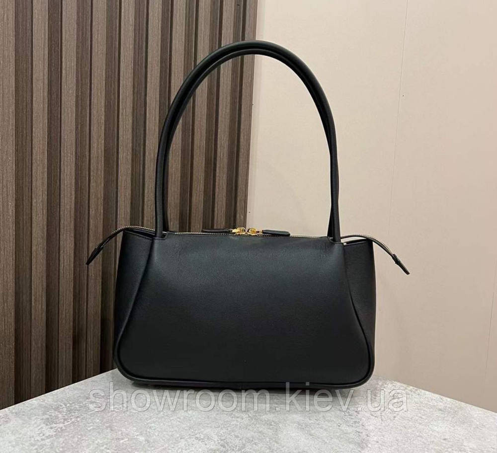 Жіноча брендова шкіряна сумочка Pr0822 чорна Київ - фото 7