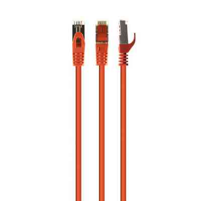Патч-корд 1м S/FTP Cat 6A CU LSZH orange Cablexpert (PP6A-LSZHCU-O-1M) Вінниця