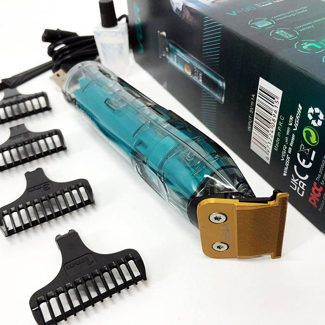 Тример для вусів VGR V-961, Миюча машинка для стрижки, Машинка для QL-497 стрижки чоловіча Київ - фото 10