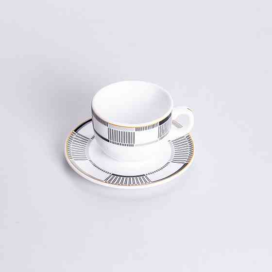 Yiwu Столовий сервіз з порцеляни Geometry на 6 осіб 32 предмети HP-HK-6 Коломия