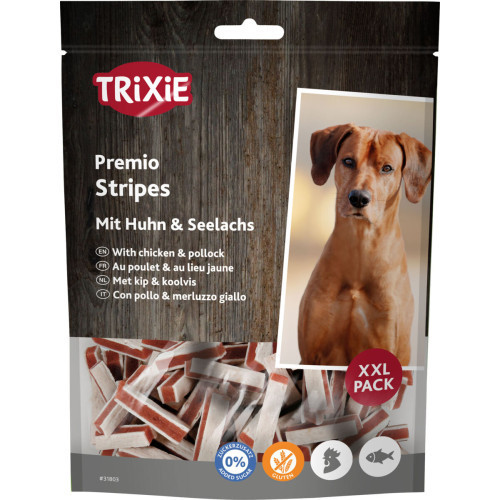 Лакомство Trixie Premio Fish Chicken Stripes XXL для собак палочки курица и минтай 300 г Киев - изображение 1