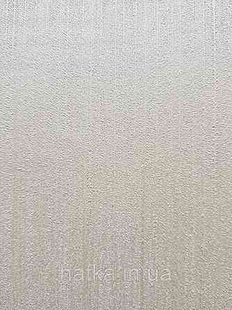 Шпалери вінілові на паперовій основі Sirpi Italian Silk 7 однотонні світло бежеві тонка срібна смужка Київ