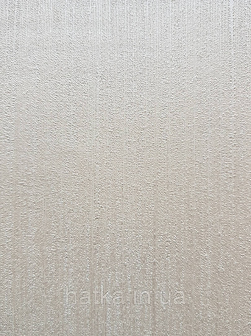 Шпалери вінілові на паперовій основі Sirpi Italian Silk 7 однотонні світло бежеві тонка срібна смужка Київ - фото 3