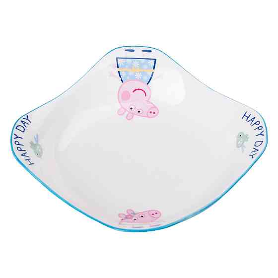 Yiwu порцелянова глибока глибока квадратна тарілка для дітей 350 мл HP-15-16 Київ