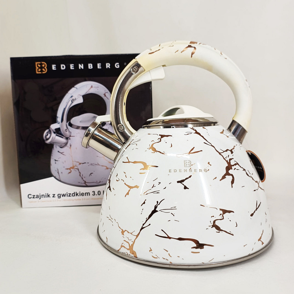 Чайник на плиту для кухні Edenberg EB-12610 3л, Чайники зі свистком заварювальні чайники VO-23 Львів - фото 5