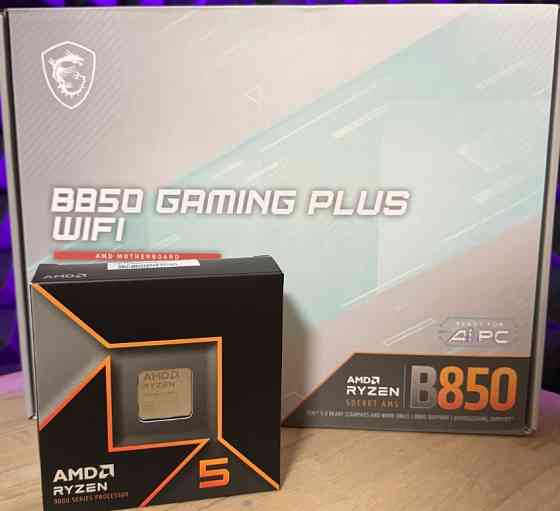 Топ комплект AM5 Ryzen 9600X, B850 Msi Gaming материнская плата, проц. Киев