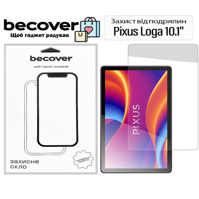 Скло захисне BeCover Pixus Loga 10.1&quot; (713702) Вінниця - фото 1