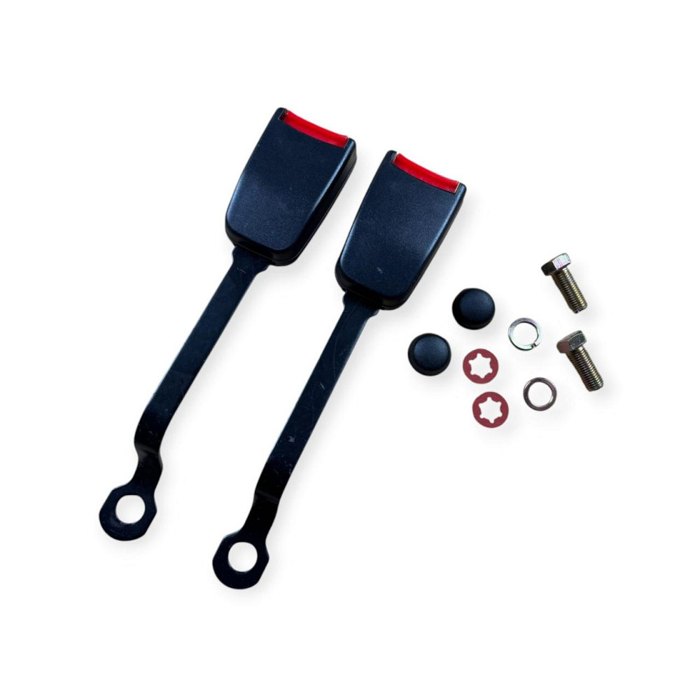 Замок безопасности 2108, 2109, 21099, 2110, 2111, 2112, 2113, 2114, 2115 полоса (к-кт 2 шт) с болтами ремня Мукачево - изображение 1