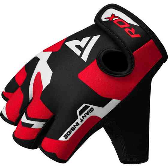 Перчатки для фітнесу RDX F6 Sumblimation Red XL Кам'янське