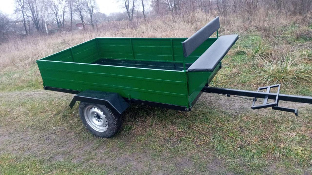 Причіп до мотоблока ТМ «ШИП» 190×115×38 см | Розбірний, без спинки, під жигулівську маточину, без коліс Харків - фото 1