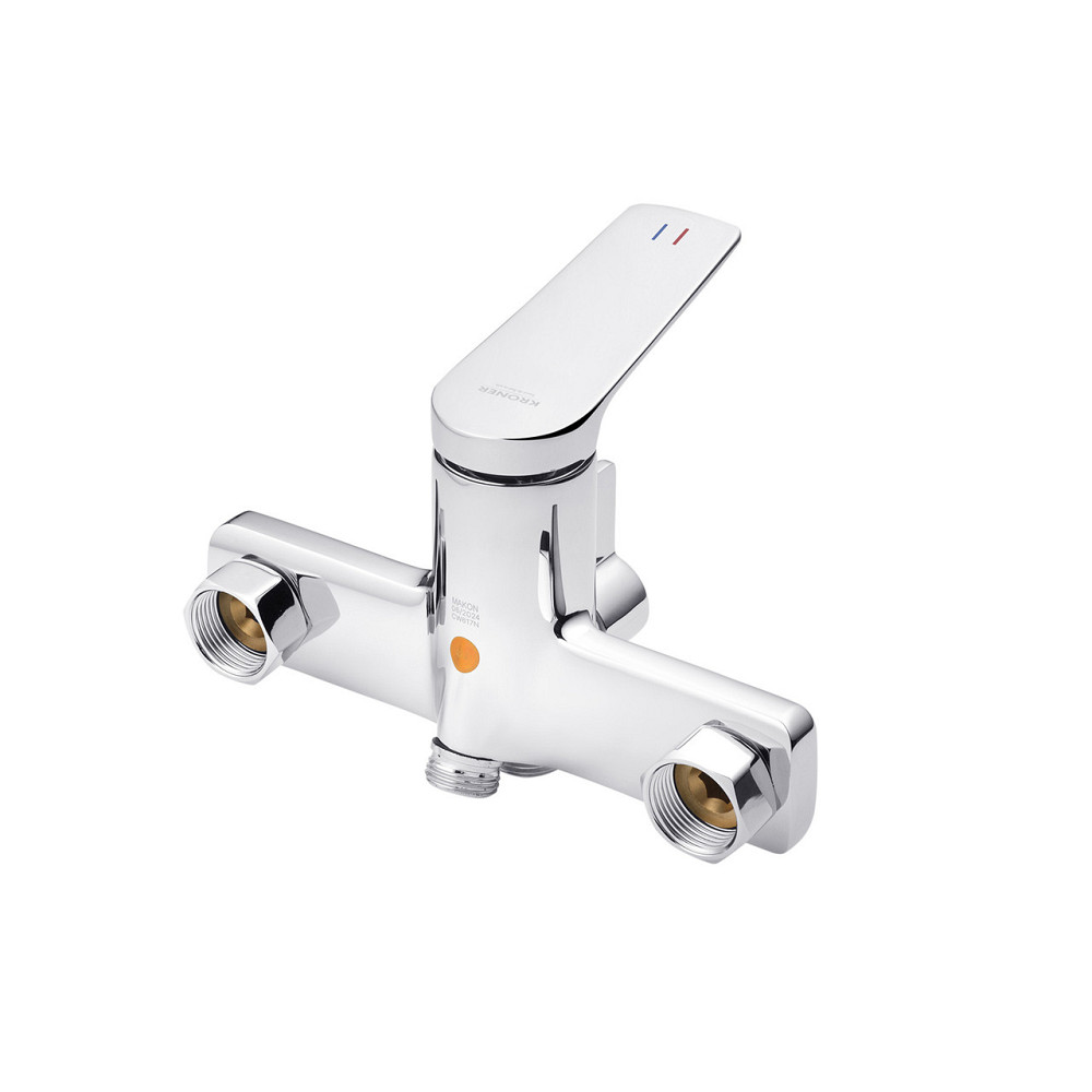 Змішувач для ванни Kroner KRP Makon-C070 з душовим гарнітуром Київ - фото 4