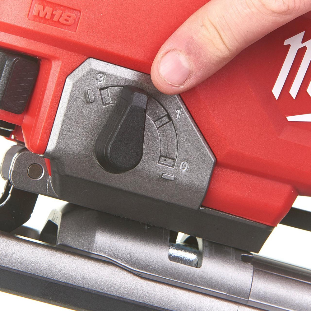 Лобзик акумуляторний MILWAUKEE, M18 FJS-502X (зарядний пристрій M12-18 FC, 2 акумулятори М18 В5 5Аг, аксесуари, HDкейс) Одеса - фото 8